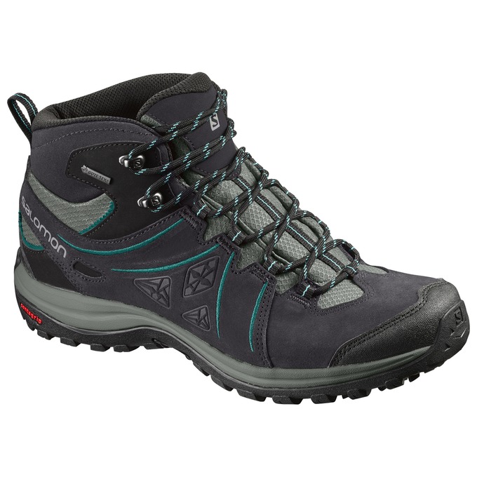 Salomon ELLIPSE 2 MID LTR GTX® W Zapatillas Trekking Mujer - Negras - Colombia (48579-TNQF)